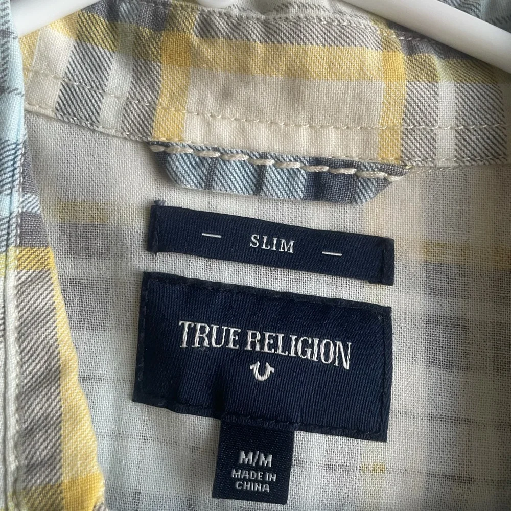 True Religion western style long sleeve dress shirt